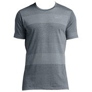 646796-065 [Dri-FIT クール ストライプ テイルウィンド クルー ランニングシャツ メンズ Mサイズ クールグレー]