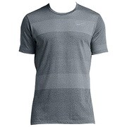 646796-065 [Dri-FIT クール ストライプ テイルウィンド クルー ランニングシャツ メンズ Lサイズ クールグレー]