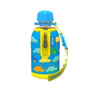 0253 [ペットボトルカバー＆ストラップ 280ml ブルー]