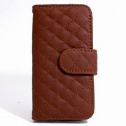 IQ-IP6KI-BR [iPhone 6専用 キルティング横開きレザーケース ブラウン]