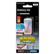 GALAXY S6用 液晶保護フィルム 指紋防止 衝撃吸収 PD-SCGS6FLFPAN