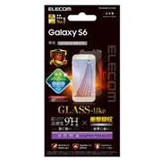 GALAXY S6用 液晶保護フィルム ガラスライク スムース PD-SCGS6FLHPAGS