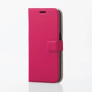 GALAXY S6用 レザーケース 横フラップ 薄型 ピンク PD-SCGS6PLFSNPN