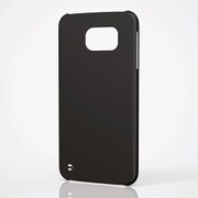 GALAXY S6用 シェルカバー マット ブラック PD-SCGS6PVRBK