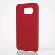 GALAXY S6用 シェルカバー マット レッド PD-SCGS6PVRRD