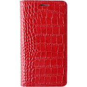 ビビッドクロコダイアリー GALAXY S6 Edge用 レッド GZ6121GS6E