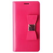 リボンクラシックダイアリー GALAXY S6 Edge用 ホットピンク LB6124GS6E