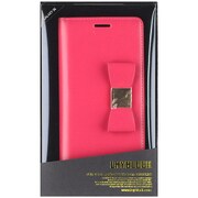 リボンクラシックダイアリー GALAXY S6用 ホットピンク LB6096GS6