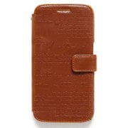 レタリングダイアリー GALAXY S6用 ブラウン Z5975GS6