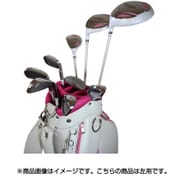 LL-LHSET/1W、4W、UT7、No.7I-9I、PW、SW、PT(9本組)+キャディバッグ ホワイト/Lamolaオリジナルカーボン(L)/左用/レディース