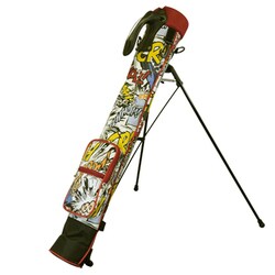 SSC01 03-CMRD コミックレッド [スタンド式キャディバッグ 1.0kg クラブ4～5本 全長80cm フードなし 2015年モデル]
