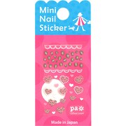 pa ミニネイルスティッカー ミニヒョウラブリーレース chibi12