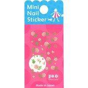 pa ミニネイルスティッカー ミニロマンスローズ chibi13