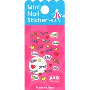 pa ミニネイルスティッカー ミニメッセージ chibi21