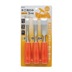 M＆M [木工用のみ ショート 3本セット]