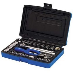 【古工具 ハンドツール まとめ】 ラチェット&ソケットレンチ セット ソケット100個 ☆LOBSTER SUPER RABOPEN HERO など★  GISUKEソケットレンチセット43pcs SWS-100[72183]|激安工具・現場