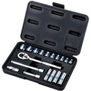 SWS-300 [GIS カラーラインソケットトレンチセット9.5mm角 18PCS]