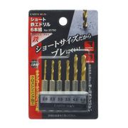 EARTH MAN ショート鉄工ドリル 6本組
