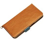 Galaxy S6専用 ケース フリップカバー キャメル PG-GS6FP01CM