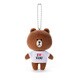 ボールチェーン付 キャラクターマスコット LINE FRIENDS BN-Tシャツ I LOVE YOU [対象年齢：6歳～]