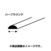 K 70EG242 [エバーグリーン プラ棒 ハーフラウンド 2.0mm 4本]