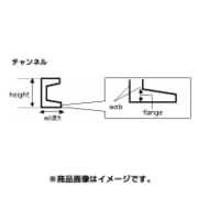 K 70EG261 [エバーグリーン プラ棒 チャンネル 1.5mm 4本]