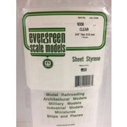 K 70EG9006 [エバーグリーン プラシート クリアプレーン 0.25mm厚 2枚]