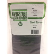 K 70EG9511 [エバーグリーン プラシート ブラックプレーン 0.25mm 4枚]