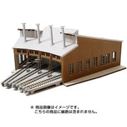 1008 [木造扇形機関庫 ペーパーキット Nゲージ]