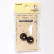 GFSUN57-18 [ループエンド15mm 黒 2個入り]