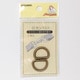 GFSUN10-100 [真ちゅう製Dカン15mm アンティックゴールド 2個入り]