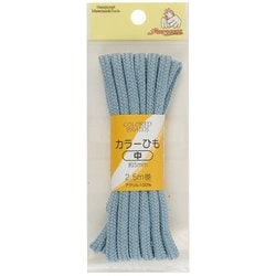 GFSUN55-112 [カラー紐中 ナチュラルブルー 約5mm巾2.5m巻き]