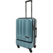 スーツケース フロントオープン 旅行日数目安:2~3泊 52L/58L(拡張時) TSAロック搭載 ブルー SK-0685-57