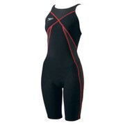 SD42H04-KR-L [FASTSKIN3 PRO Hybrid ニースキン ショートジョン レディース L ブラック×レッド]