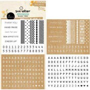 1020 LETTER デコレーションステッカー