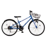 子ども用自転車 Spiky(スパイキー) 22型 外装6段変速 メタブルー CSK2252 OB90