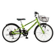 子ども用自転車 Spiky(スパイキー) 22型 外装6段変速 アップルグリーン CSK2252 OG33