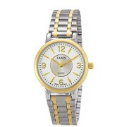 腕時計 メンズ ステンレスベルト スライダー式バックル フリーサイズ MJG-O38-W