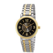 腕時計 メンズ ステンレスベルト スライダー式バックル フリーサイズ MJG-O38-BK