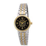 腕時計 レディース ステンレスベルト スライダー式バックル フリーサイズ MJL-O38-BK