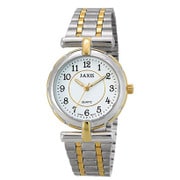 腕時計 メンズ ステンレスベルト スライダー式バックル フリーサイズ MJG-O39-W