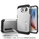 Galaxy S6用ケース Tough Armor Satin Silver SGP11339