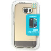 ツートンカラースリムハードケース ゴールド 2LINK for GALAXY S6