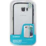 ポリカーボネイト+TPUバンパースリムハードケース ブラック Crystal MIXX for GALAXY S6