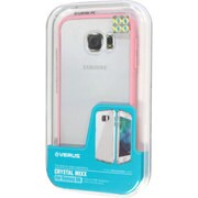 ポリカーボネイト+TPUバンパースリムハードケース ベイビーピンク Crystal MIXX for GALAXY S6