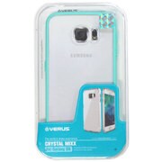ポリカーボネイト+TPUバンパースリムハードケース ミント Crystal MIXX for GALAXY S6