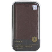 手帳型牛本革レザーケース ワインレッド Genuine leather diary case for GALAXY S6