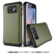プラスチック×TPU2層構造耐衝撃ケース ミリタリーカーキ HARD DROP for GALAXY S6