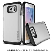プラスチック×TPU2層構造耐衝撃ケース ライトシルバー HARD DROP for GALAXY S6