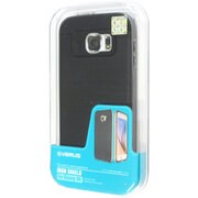アルミバンパー×TPUハイブリッドケース ダークシルバー IRON SHIELD for GALAXY S6